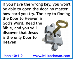 JESUS- THE ONLY DOOR TO GOD June 14, 2020