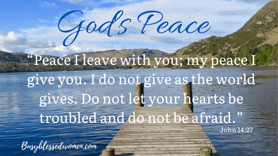 FOUR CATEGORIES OF GOD’S PEACE